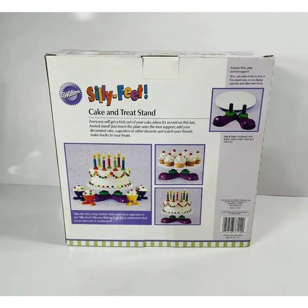 2007 WILTON SILLY FEET CAKE & CUPCAKE 10